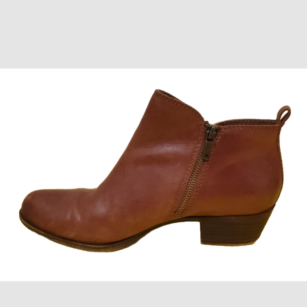Lucky Brand Basel Leather Booties, 10.